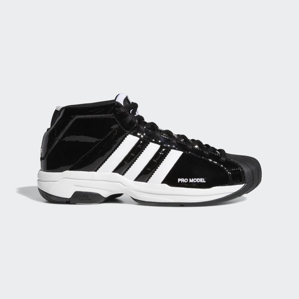 Adidasi Baschet Adidas Pro Model 2G Dama Romania - Negrii/Albi EF9821